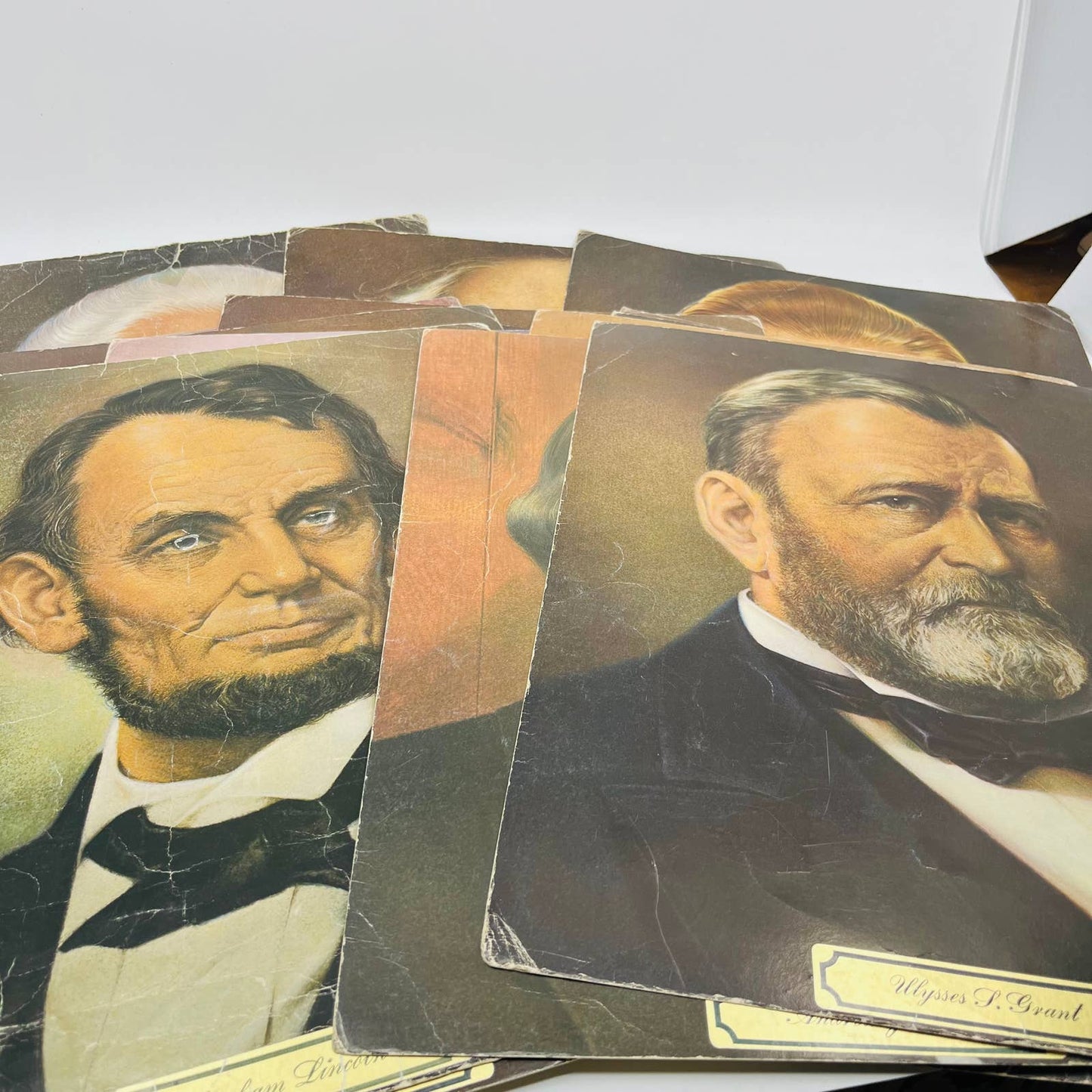 Vintage 1972 Set of 37 Presidential  Portraits Ottenheimer Publishing 11x14 TC4