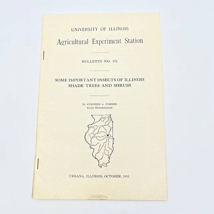 1911 University Of Illinois Bulletin 151 Insects of IL Shade Trees & Shrubs TF9