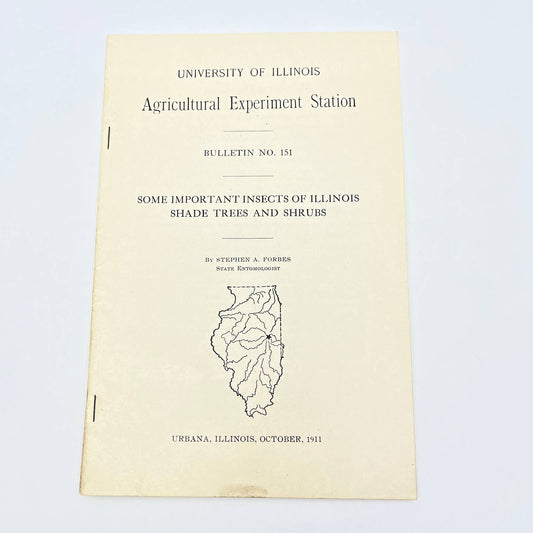 1911 University Of Illinois Bulletin 151 Insects of IL Shade Trees & Shrubs TF9