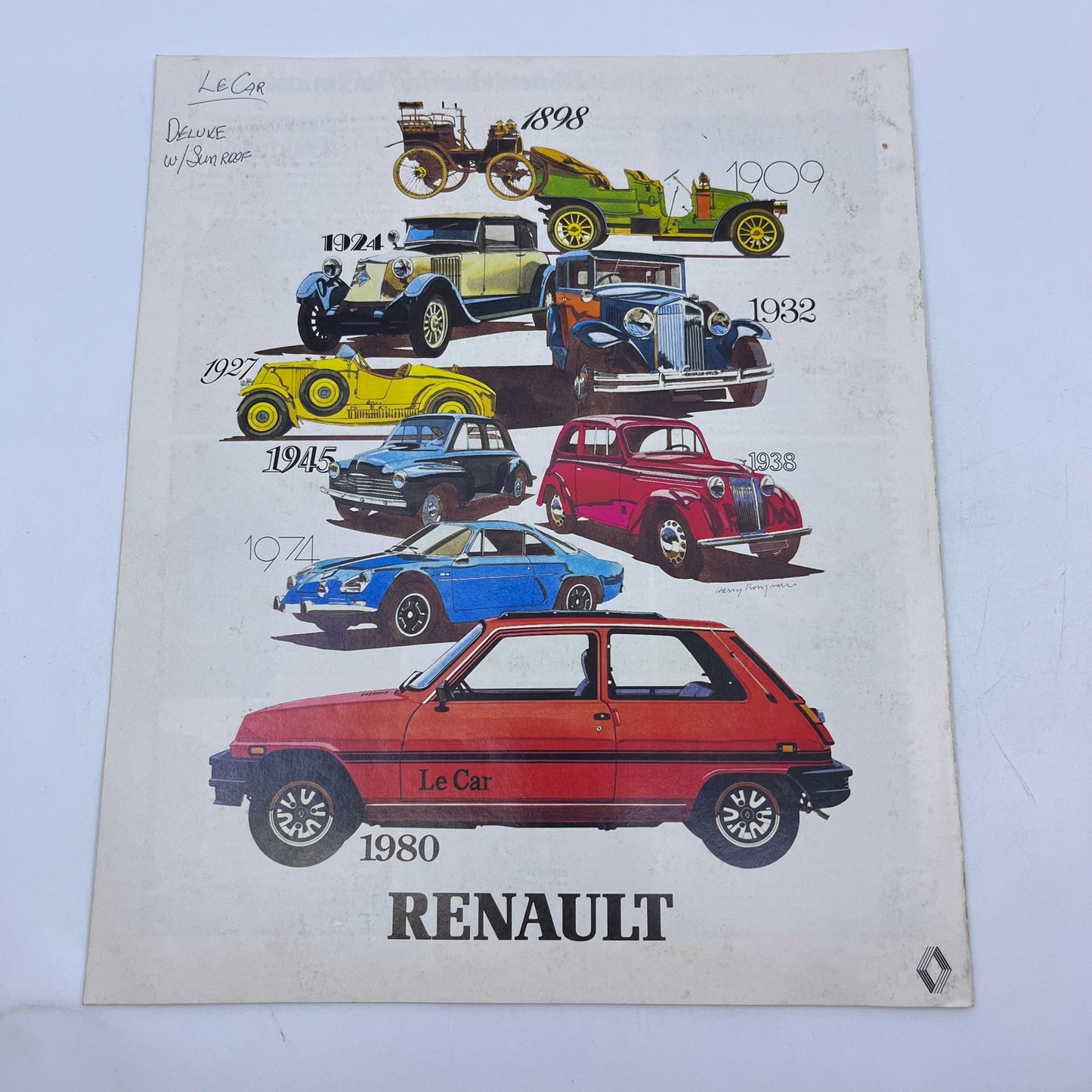 1980 Renault LeCar Original Dealer New Car Showroom Brochure V40-4