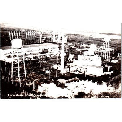 Antique Postcard RPPC Industrial Plant Hanford Washington TD9