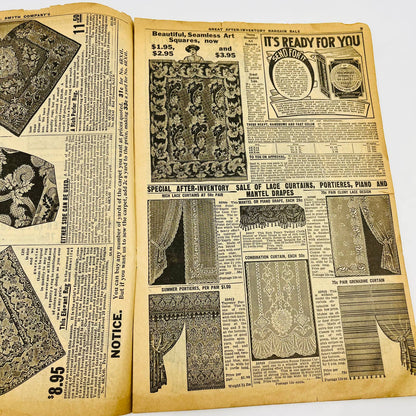 1910 John M. Smyth Company Sample Catalog w/ Inserts Chicago IL D2