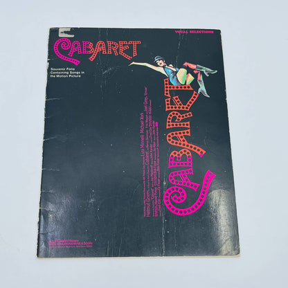 1972 Cabaret Souvenir Folio Sheet Music Book M1