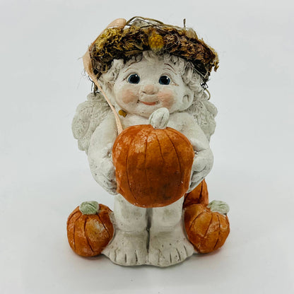 Vintage Dreamsicles Figurine DC206 Pumpkin Patch Cherub Kristin TD2