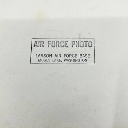 1954 Signed Photo Flight Test Pilot USAF JJ & Rocky 31st F.I.S. Larson 8x10 AB2