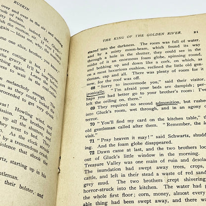1914 Ruskin King of the Golden River Reading For Schools Lakeside Series H3-6