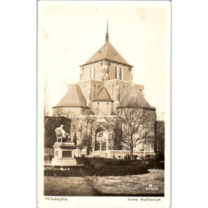 Vintage Postcard Irvine Auditorium Philadelphia PA TI1-1