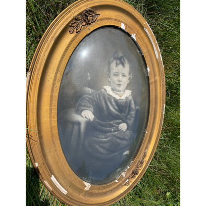 Antique 1870s/1880s Portrait of the Kennedy Child - Rib Lake, WI