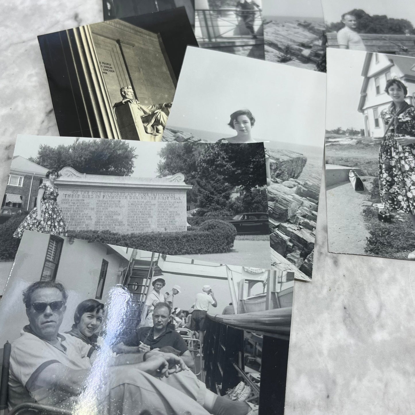 1957 Collection of Photos & Negatives New England Trip Nantucket P4-9