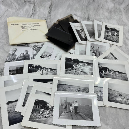 1945 Collection of Photos White Stone VA Swimming Party Mosquito Point TK1-PL2