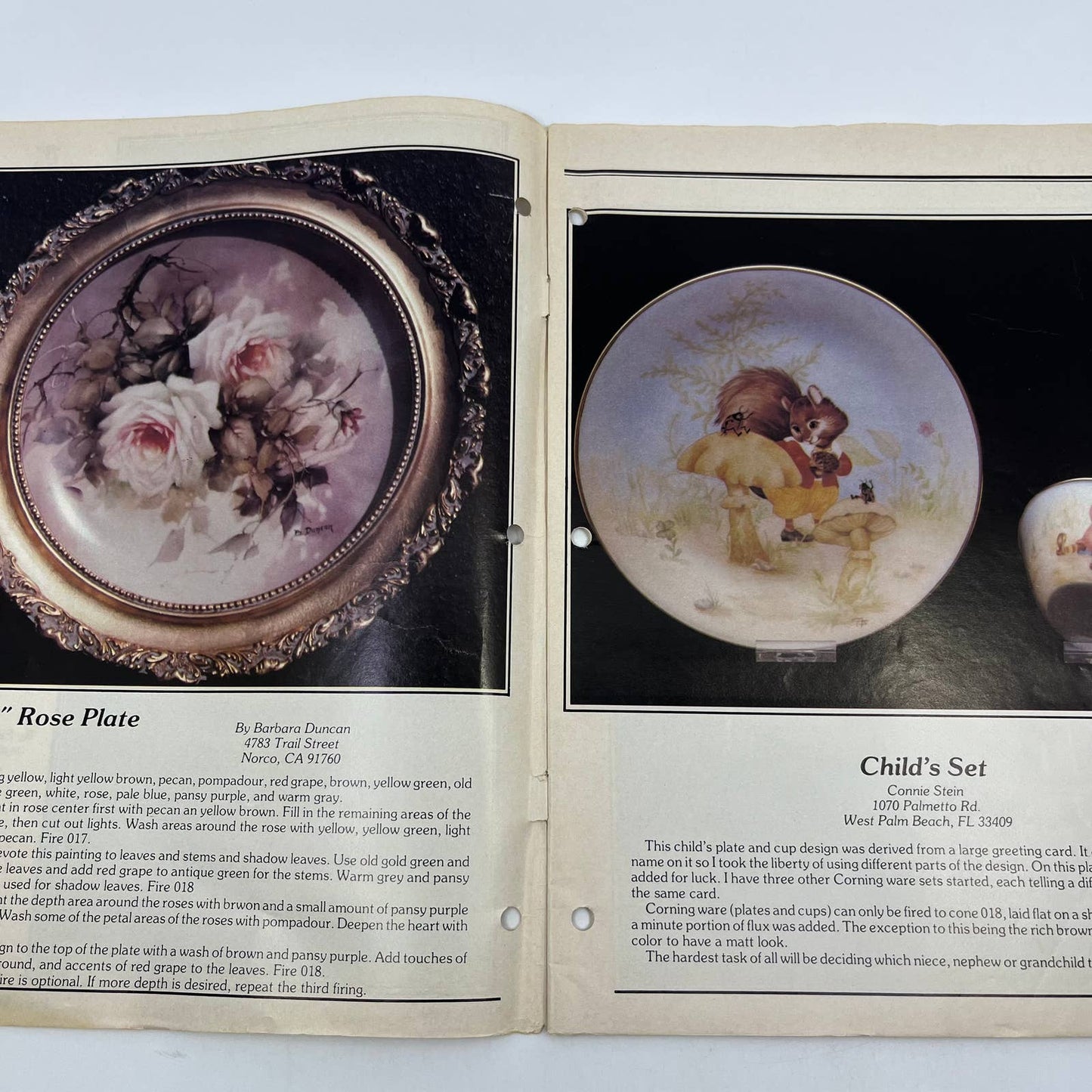 1984 July - The China Decorator Magazine - Instructions for Red Urn Fay Good TH8