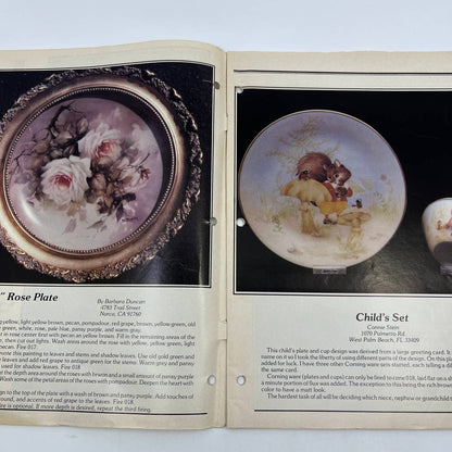 1984 July - The China Decorator Magazine - Instructions for Red Urn Fay Good TH8