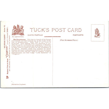 Scottish Clans - The Farquharson Raphael Tuck Oilette Original Postcard TK1-P17