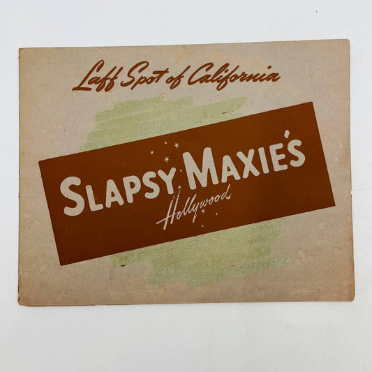 1940s Slapsy Maxie’s Hollywood Laff Spot of California Souvenir Photo C12