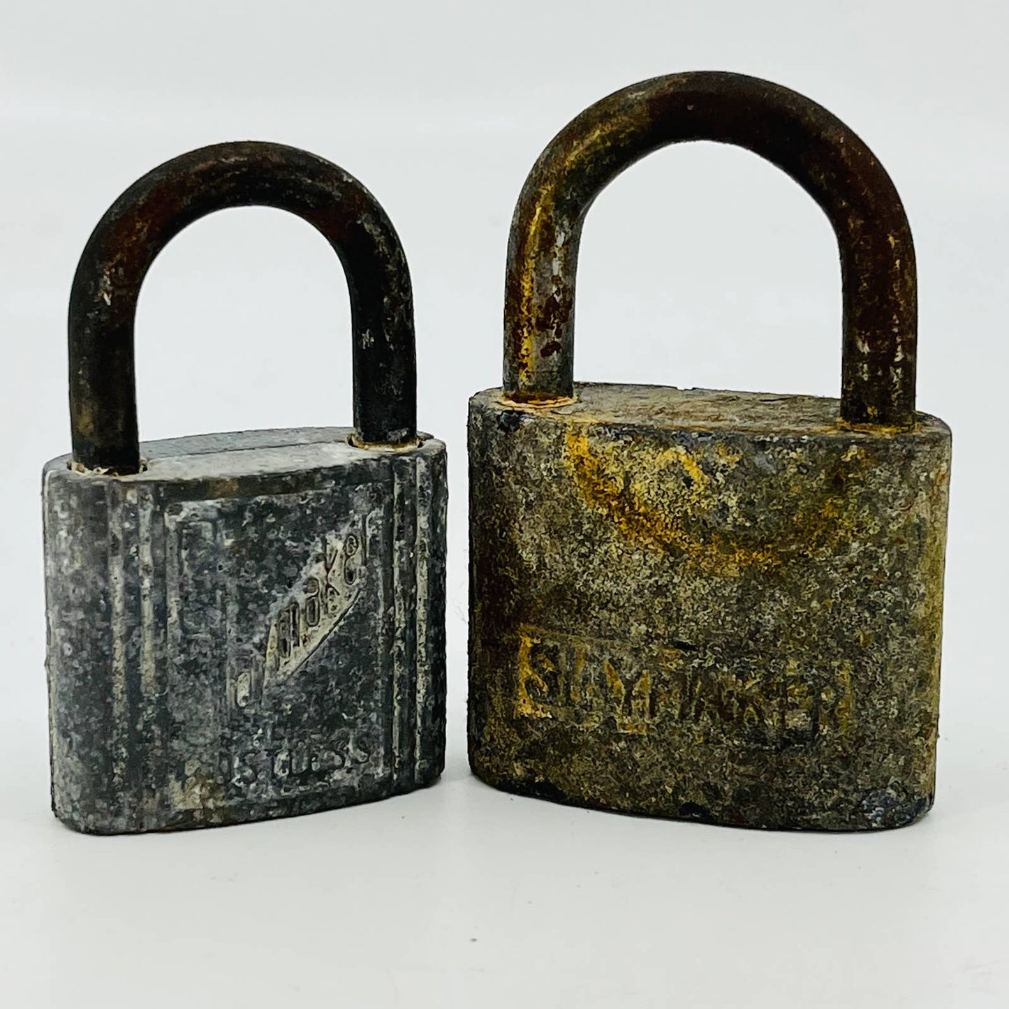 Set of 2 Vintage Locks Padlock Slaymaker NO KEYS TC2