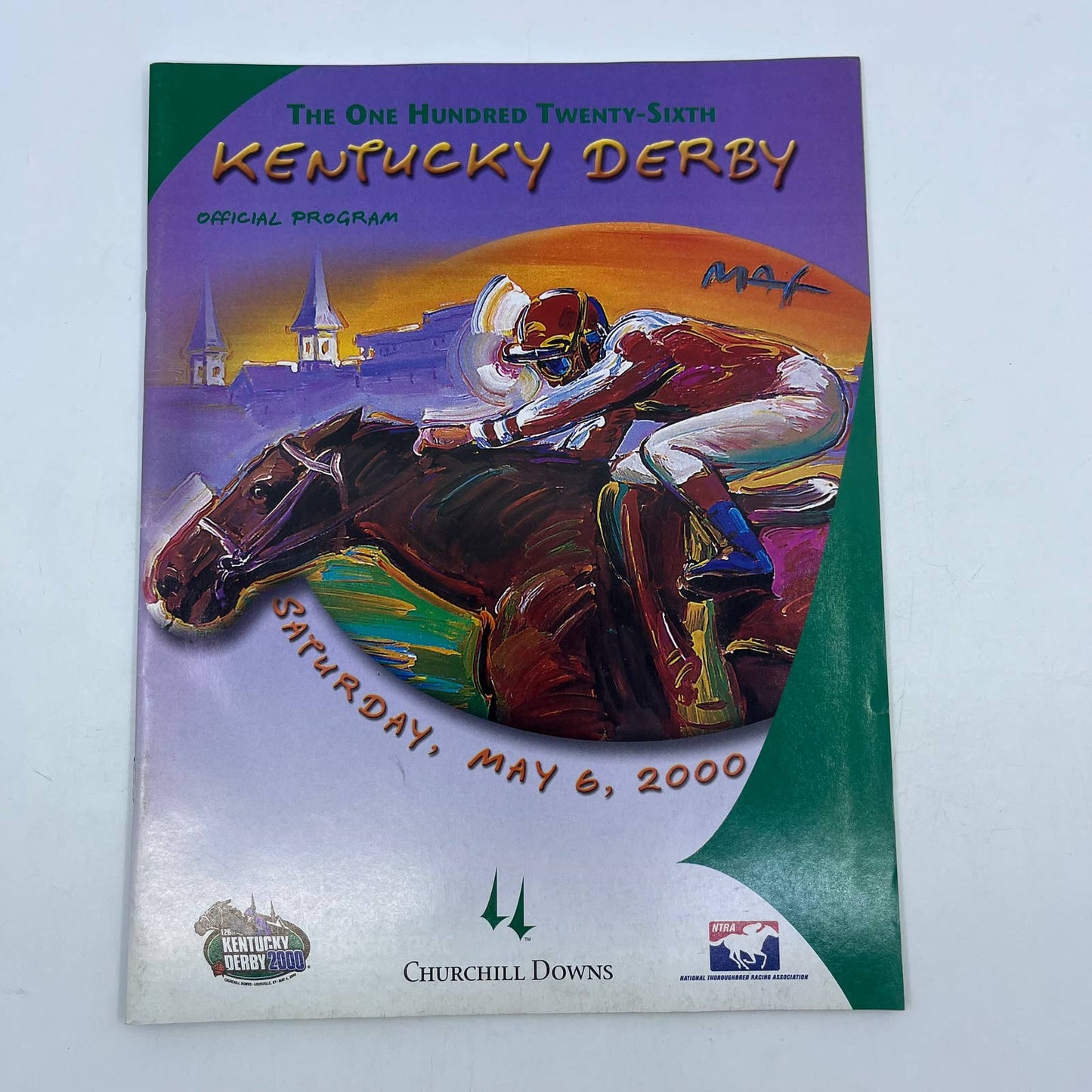Kentucky Derby Official Program 126th Saturday May 6, 2000 Churchill Downs TH7