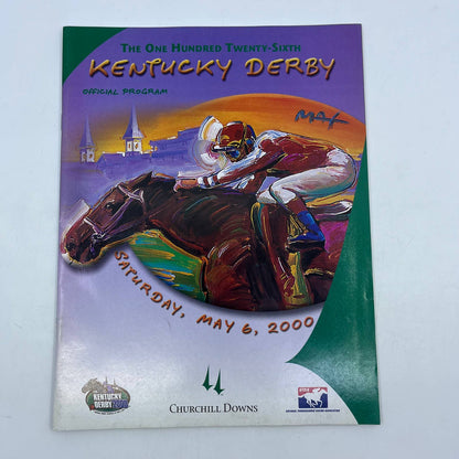 Kentucky Derby Official Program 126th Saturday May 6, 2000 Churchill Downs TH7