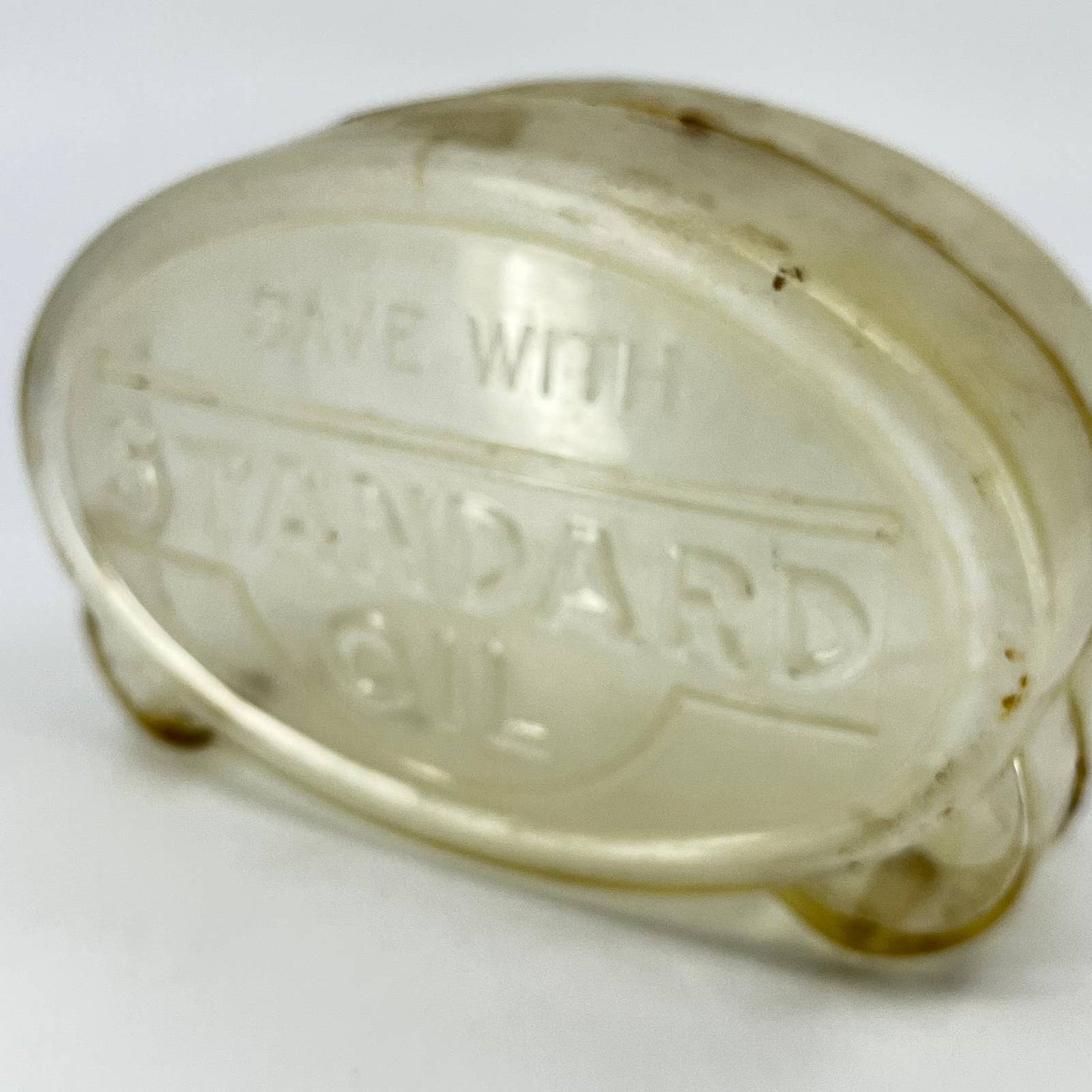 Vintage, STANDARD OIL GAS STATION, Celluloid Promotional Coin Bank TE3