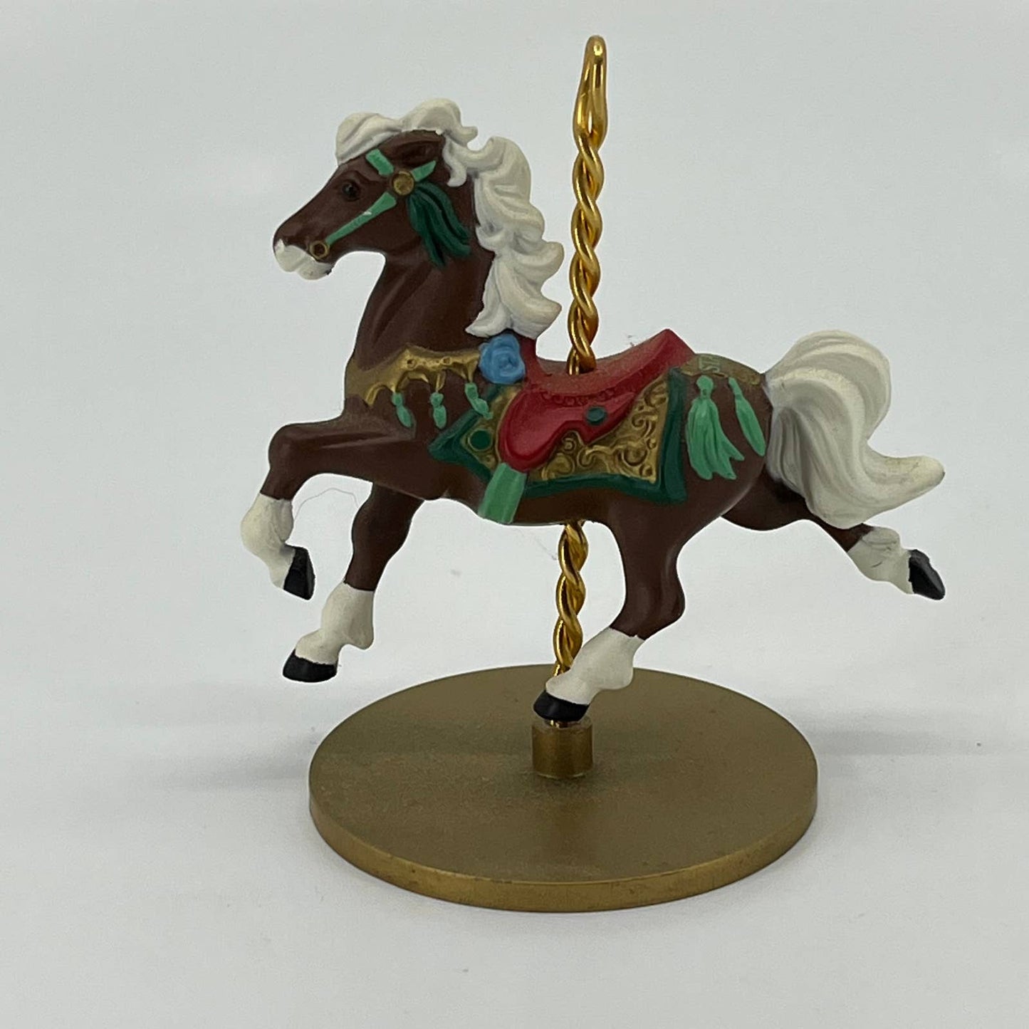 Carousel Horse STAR #3 Collector's 1989 Hallmark Christmas Ornament IN BOX TB4