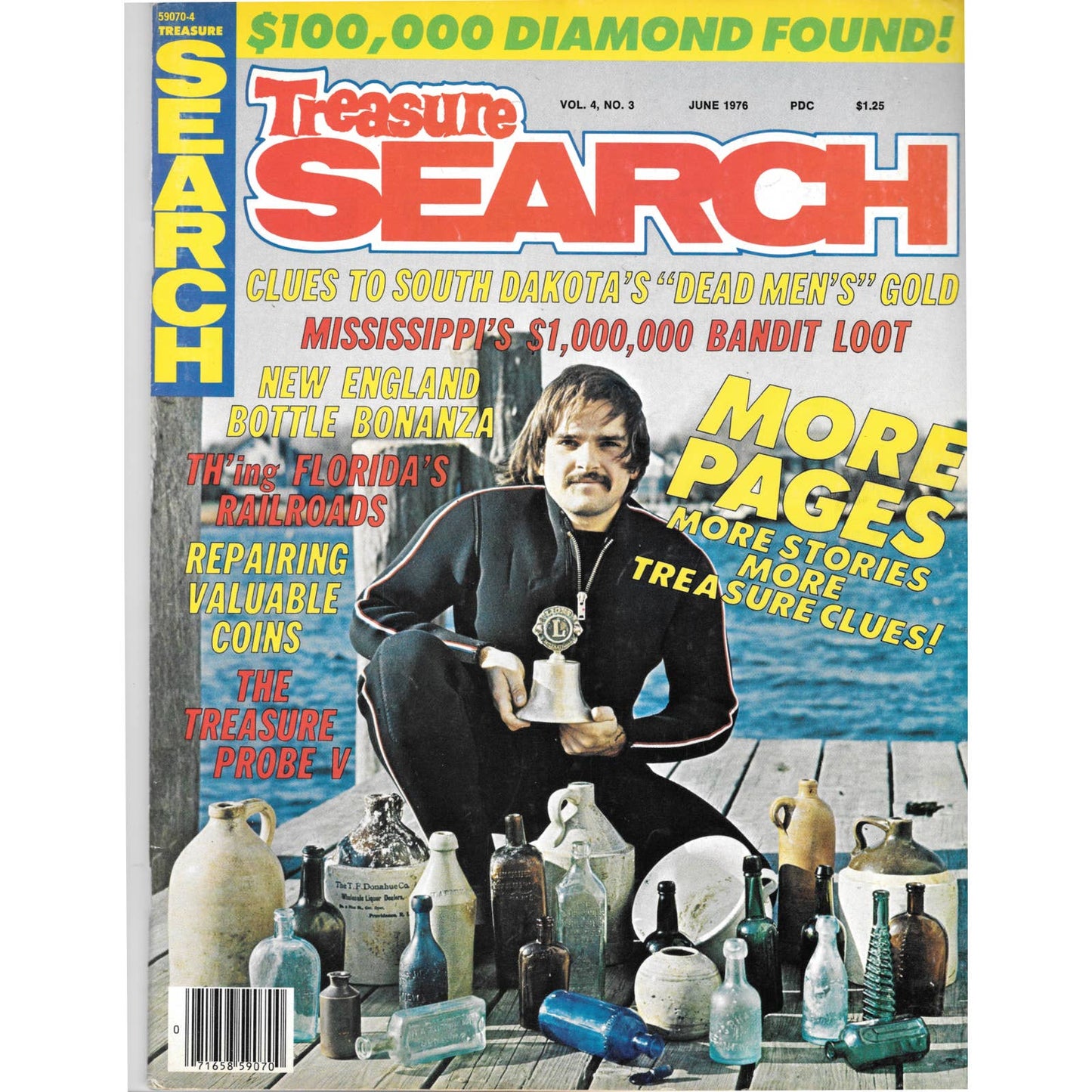 Treasure Search Magazine - Treasure Hunting Metal Detecting June 1976 M3