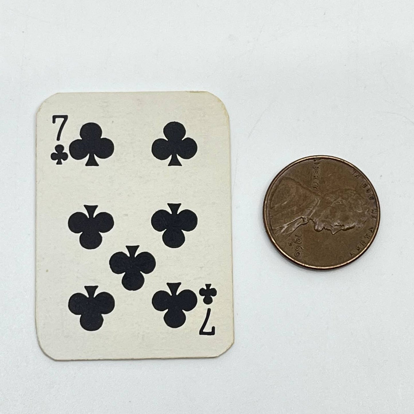 1930s W.D & H.O. Wills Cigarette Playing Card 7 of Clubs SC6