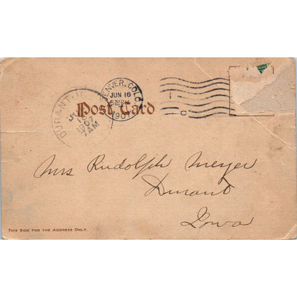 1907 "EDITH" Personalized Postcard Original Postcard P1-13