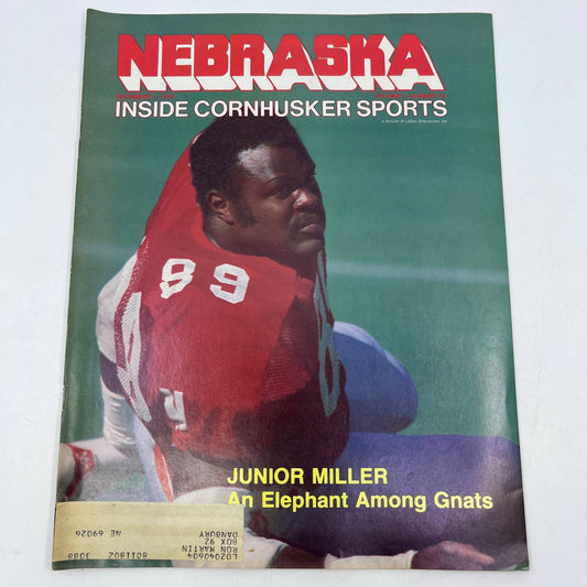 1979 Dec 1 - Nebraska Inside Cornhusker Sports Magazine - Junior Miller TH7