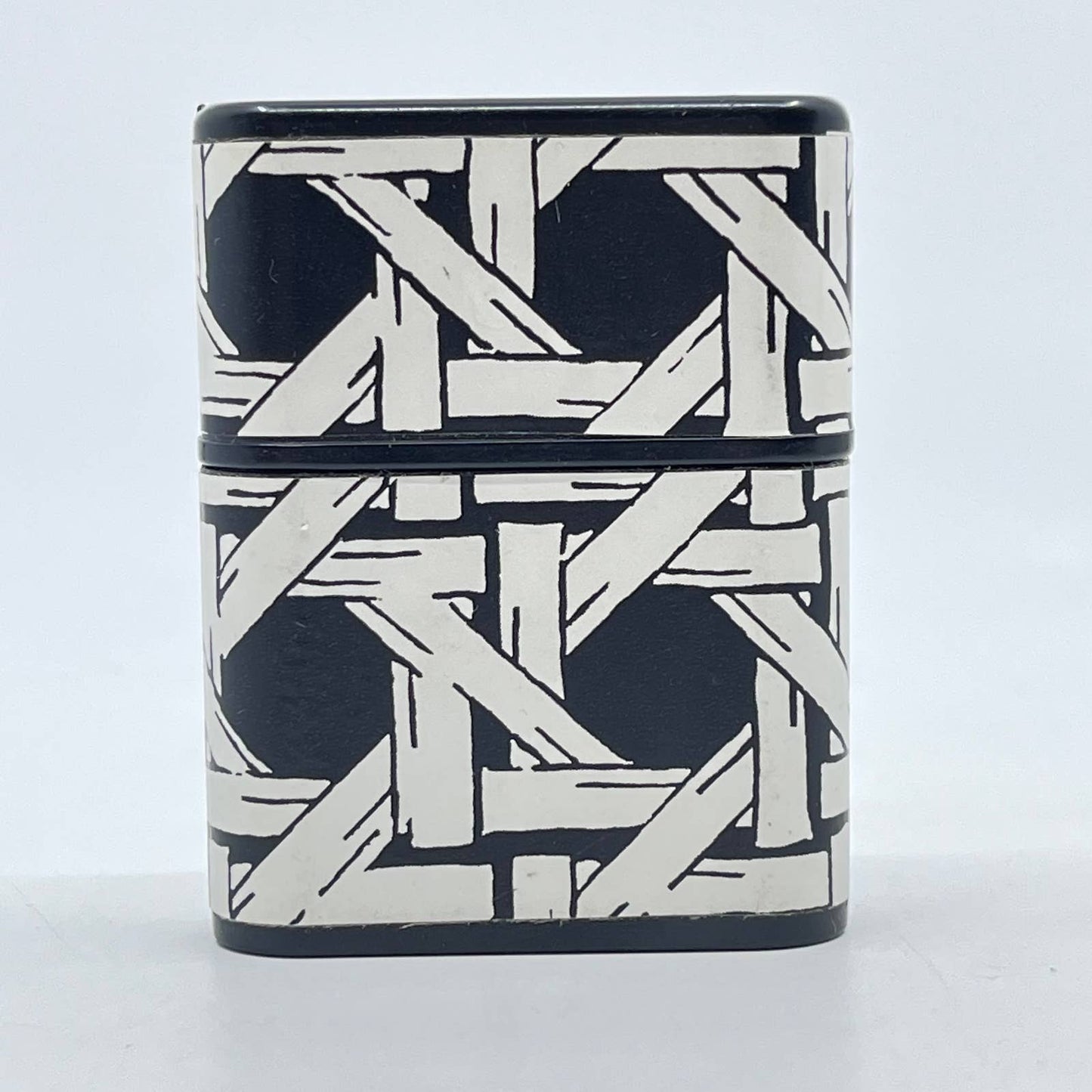 RARE 1960s PURSETTES by Campana Tampon Case Holder Black & White Pattern SC8