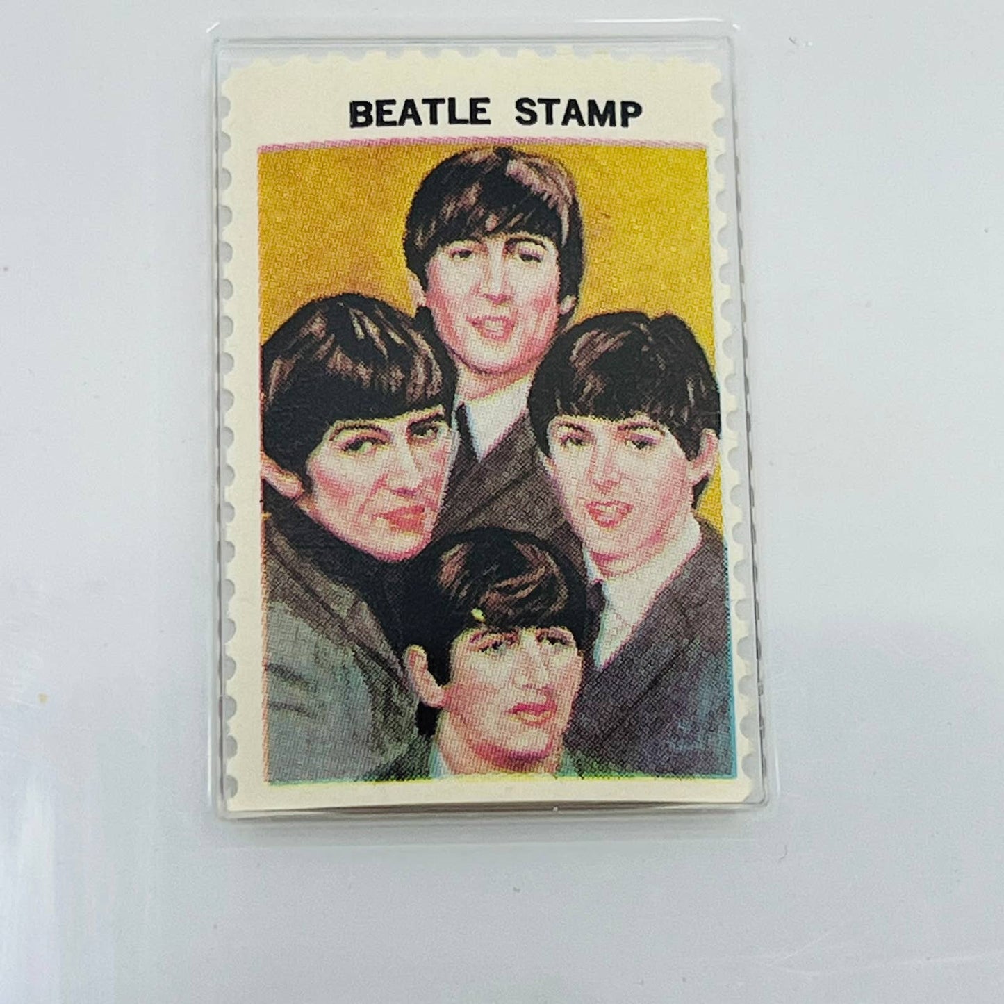 Beatles 1964 Hallmark Group Stamp WCG 10 GEM MINT John Paul George Ringo SC1