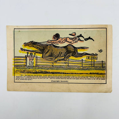 Enosburgh Falls VT Kendall's Spavin Cure Horse Race Americana Quack Medicine SB8