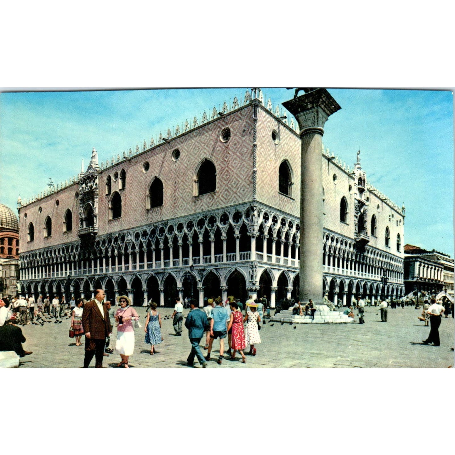 Ducal Palace Urbino Italy Original Postcard TK1-21