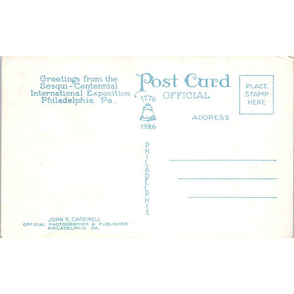 1926 Philadelphia Sesquicentennial Exposition Concrete Stadium - Postcard TJ9-P1