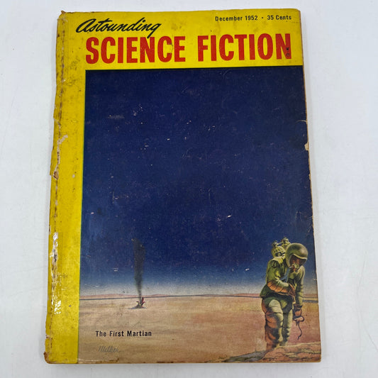 Astounding Analog Science Fiction Magazine (December 1952) The First Martian TH9