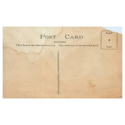 WWI Battleship Scene - USS Yale - Original Postcard RPPC TJ8-4