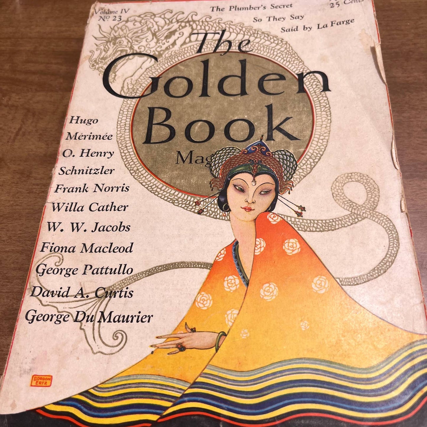 January 1926 Golden Book Magazine O. Henry Willa Cather George Pattullo Hugo TH8