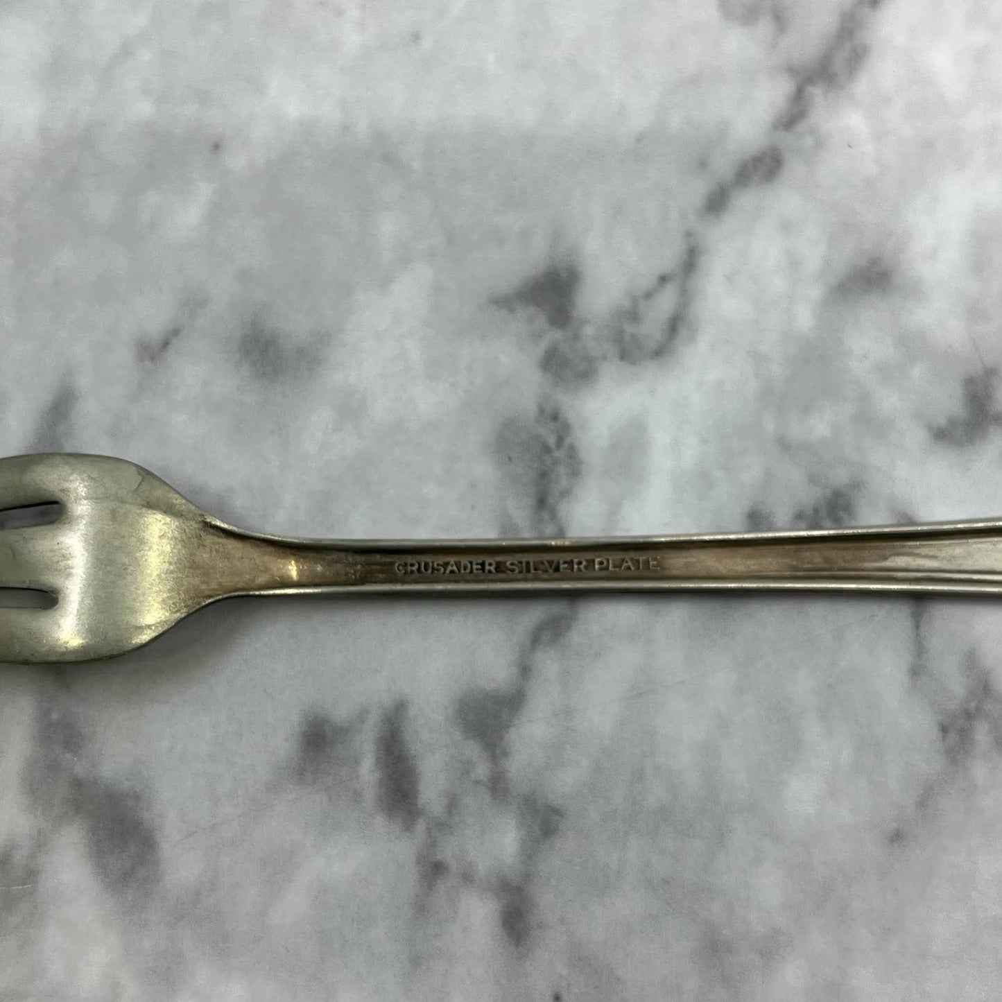 Antique Crusader Silverplate Cocktail Fork SE6-10