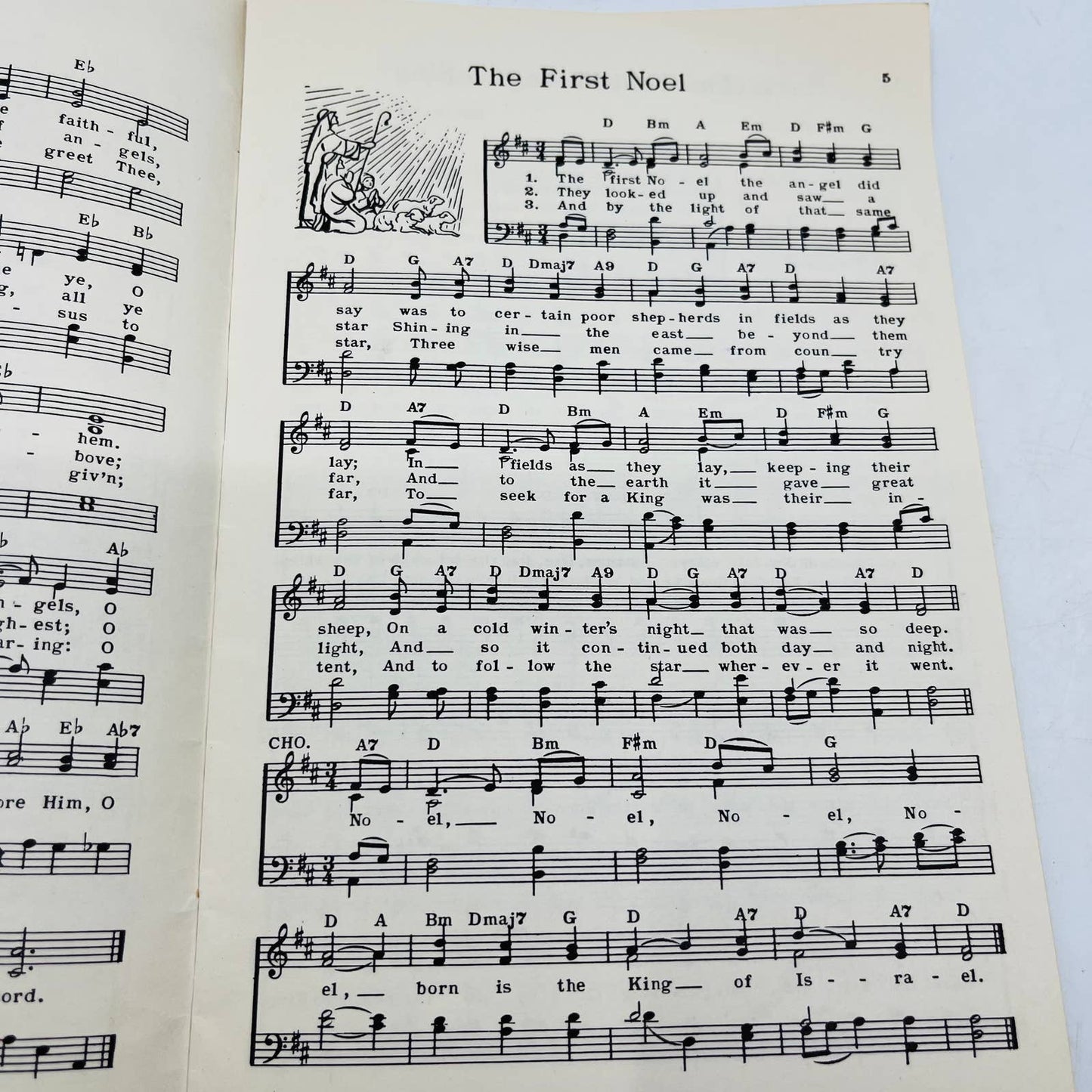 1952 Christmas Carols Song Book Sheet Music John Bach C7