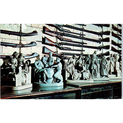 Davis Collection Statuary Mason Hotel Claremore OK Original Postcard TK1-27