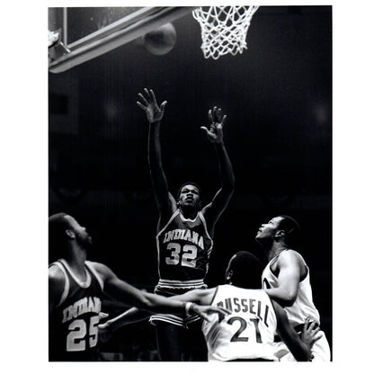 1982 Press Photo Basketball NBA Indiana Pacers Herb Williams 8x10" AD3