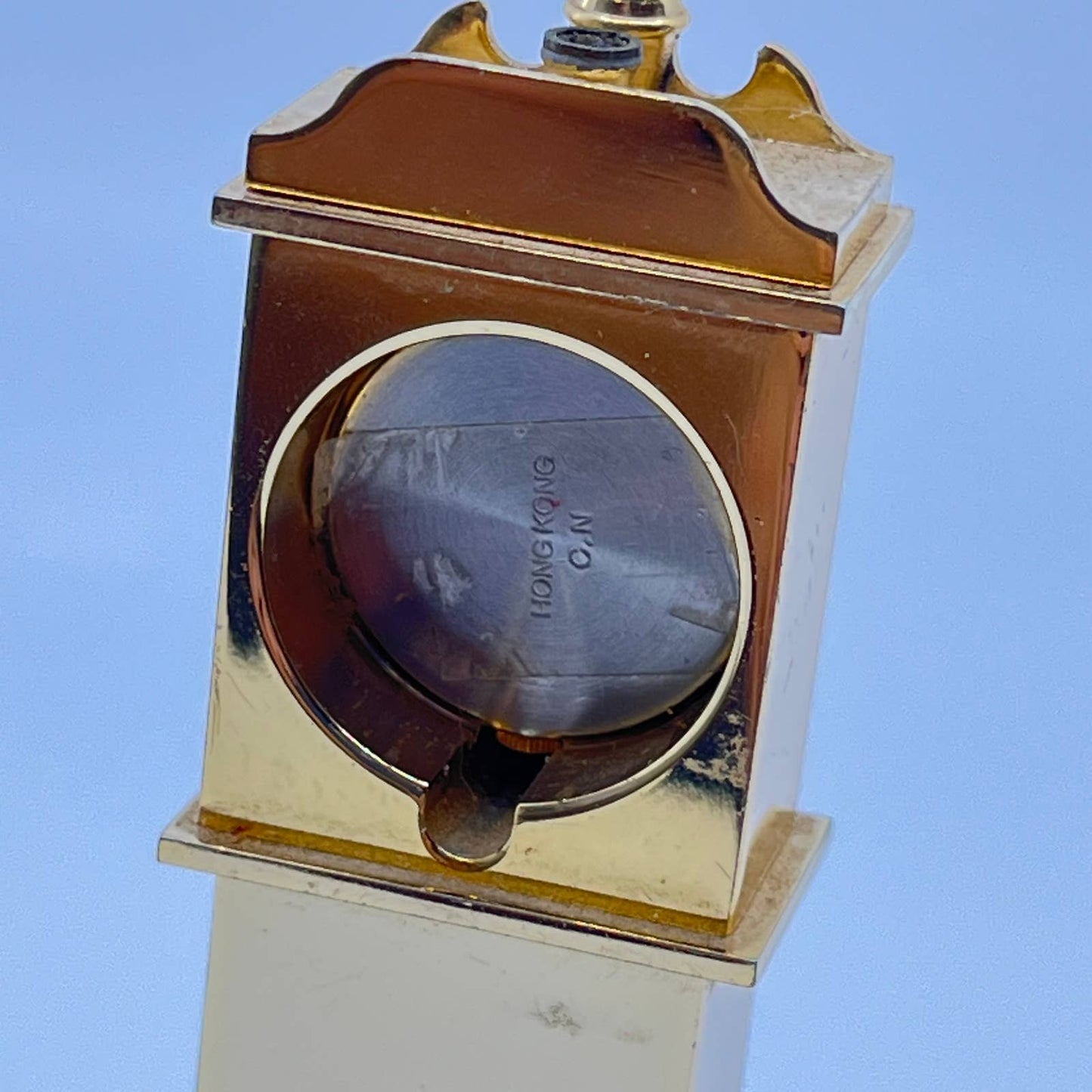 Bulova 1988 Brass Miniature Grandfather Clock B0552 Retired SD3