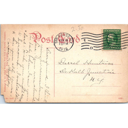 East From Phantom Bridge Moffat Road CO 1912 Original Postcard TK1-24