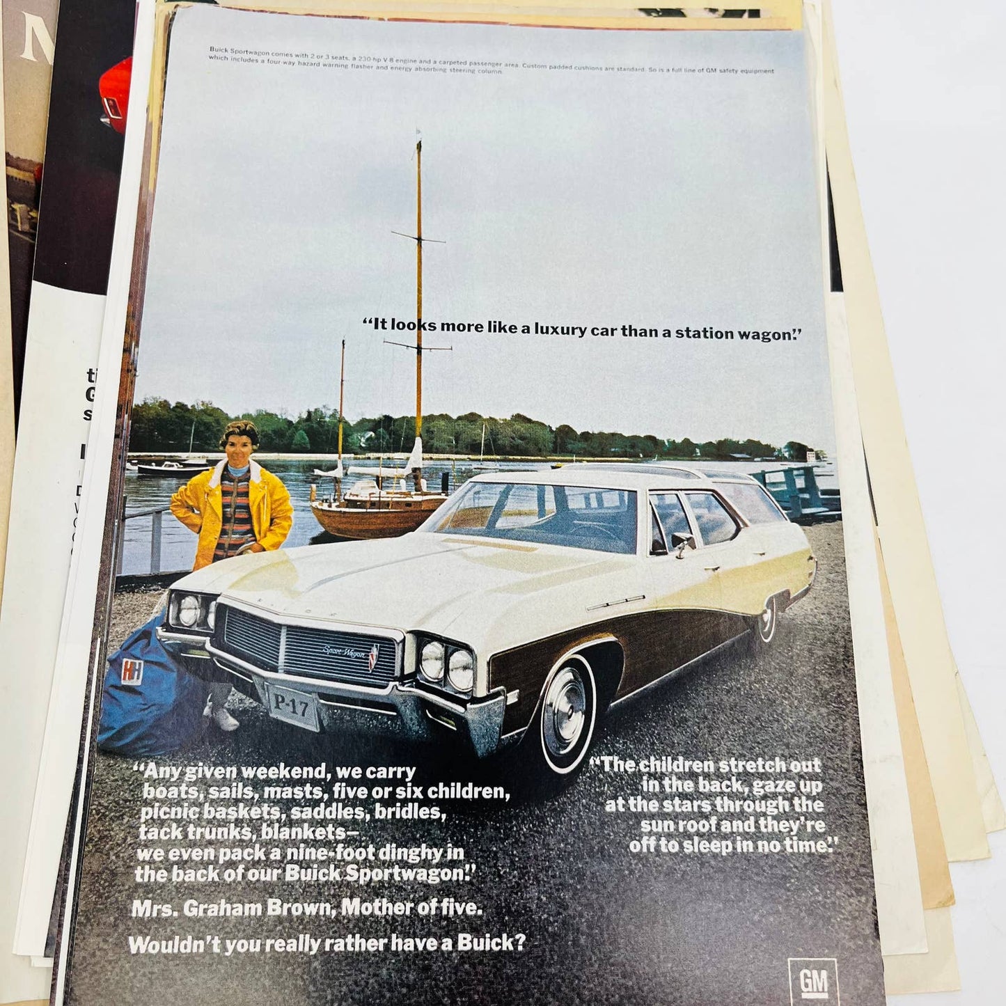 1960s-70s Huge Stack of BUICK Ads From Magazines BA1