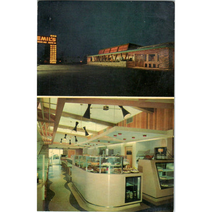 Vintage Postcard Emil's Steer Inn Columbus Ohio TD9