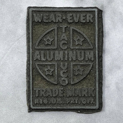Vintage Printing Letterpress Printers Block Plate Ware-Ever Aluminum SE820