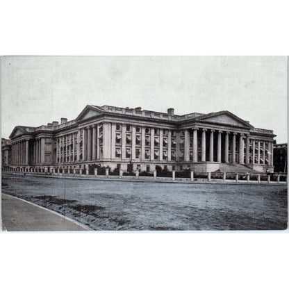 Treasury Building Washington DC c1910 Original Postcard P1-13