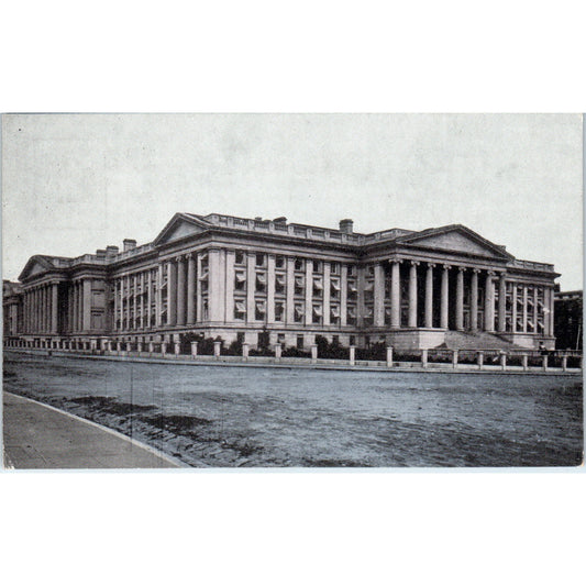 Treasury Building Washington DC c1910 Original Postcard P1-13