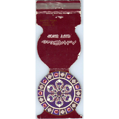 A.H. Riise Gifts ST. THOMAS ST. CROIX VIRGIN ISLANDS Matchbook Cover SA1-M3