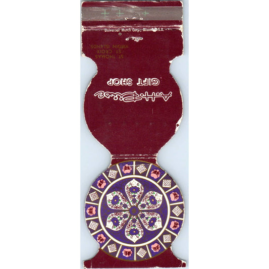 A.H. Riise Gifts ST. THOMAS ST. CROIX VIRGIN ISLANDS Matchbook Cover SA1-M3