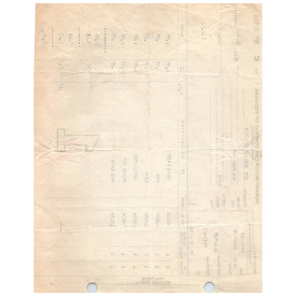 1929 4/13 Durant Motor Car Company Lansing MI Invoice Billhead Auto Parts AC9