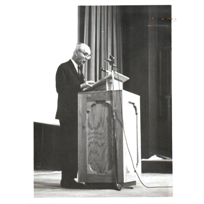 Ernst Lemberger Austria Ambassador Yankton College Convocation 1966 Photo TK1-P5